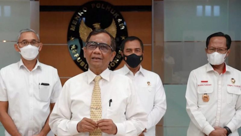 Menkopolhukam Minta RUU Perampasan Aset Jadikan Prioritas DPR