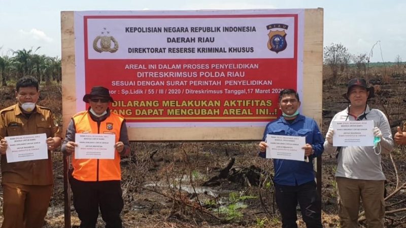 Berkas Lengkap, Polda Riau Akan Serahkan Tersangka dan Barang Bukti Kasus Karhutla PT BMI