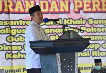 Kunker di Bengkalis, Gubri Minta Ponpes Siapkan Santripreneur
