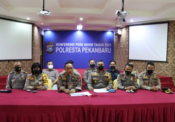 Capaian  kerja Polresta Pekanbaru Selama Tahun 2021