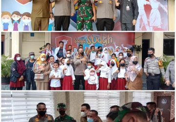 Kapolresta : Gelar Vaksinasi Merdeka Anak Umur 6-11 Tahun Tingkat Sekolah Dasar 1.000 Vaksinasi