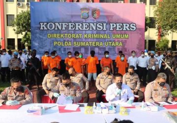 Poldasu & Polres Penyangga Ringkus 63 Pelaku Begal, 5 Orang Ditembak