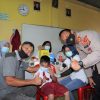 Tinjau Vaksinasi Anak Usia 6-11 Tahun, Kapolres Nias Berikan Semangat