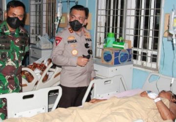 Kepedulian Kapolda Sumut, Jenguk Korban Ledakan Bom Ikan Di Sibolga