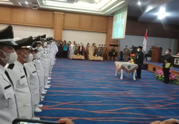 Bupati Rohul H.Sukiman Lantik 19 Kades terpilih