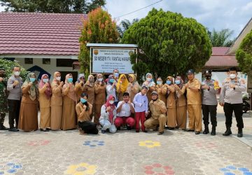 SD Negeri 174 Muaro Jambi Laksanakan Vaksinasi Anak Usia 6 – 12 Tahun, Berjalan Lancar