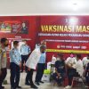 Rutan Kelas I Pekanbaru Bersinergi Polda Riau Melakukan Vaksinasi Warga Binaan Pemasyarakatan