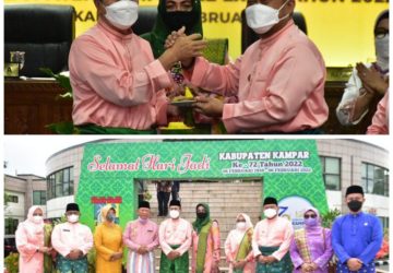 Hut Kampar Ke-72, Laksanakan Sesuai Aturan Prokes, Gubernur Riau Apresiasi Kemajuan Kampar