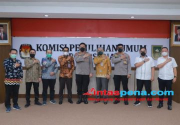 Silaturahmi ke KPU, Kapolda Riau Tegaskan Siap Bantu Sukseskan Pemilu 2024