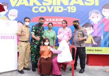 Bupati Kampar Apresiasi Masyarakat Siak Hulu Ikut Vaksinasi Massal Serentak Se-Indonesia