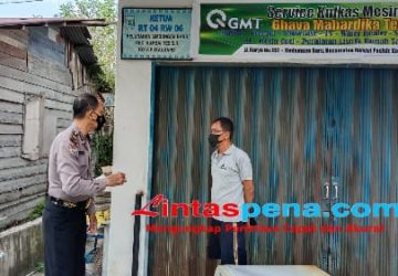 Polsek Rumbai Pesisir Kolaborasi Kelurahan, RT, RW, Melakukan Inovasi Vaksinasi Secara Door To Door