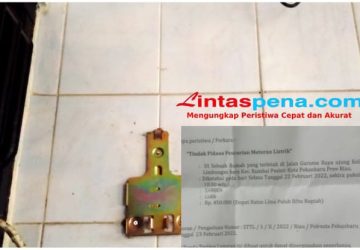 Meteran Listrik Rumah Seorang Warga Perumnas Kelurahan Limbungan Baru di Gondol Maling