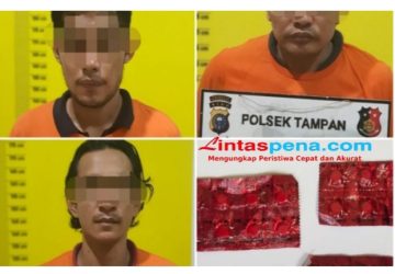 Polsek Tampan Ungkap Tiga Pelaku Pengedar Dan Penyalahgunaan Narkotika