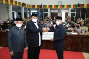 DPRD Rohul Gelar Rapat Paripurna  Tentang Penyampaian Ranperda  Pengolahan Air Limbah Domestik