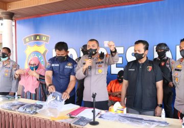 Tim Gabungan Polres Dumai Bekuk Pelaku Penembakan di Bukit Kapur
