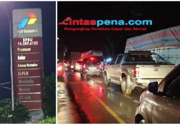 Dampak Pengurangan Kuota BBM Subsidi Bio Solar Wilayah Riau, Antrean Panjang Terjadi di SPBU Provinsi Riau-Sumut