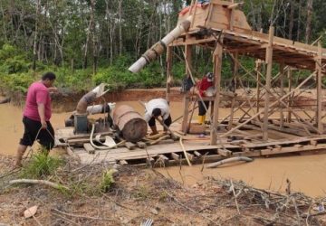 Polsek Kuantan Hilir Lakukan Operasi Penertiban PETI diwilayah Hukumnya