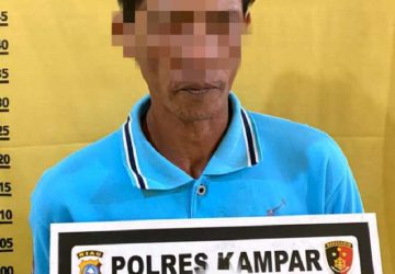 Cabuli Anak Tirinya Penyandang Disabilitas, Pelaku Ditangkap Reskrim Polres Kampar