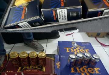 Bea cukai  Bengkalis Berhasil Gagalkan Ribuan Batang Rokok dan Miras Tanpa Cukai