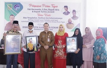 Dalam Prosesi Pelepasan Jabatan, Hermanto Sebut Mari Bersama Dukung Visi Misi Bupati Rohil