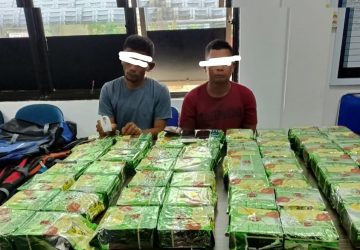 Tim Gabungan Amankan 56 Bungkus Sabu Besama 2 Tersangka di Bantan Bengkalis