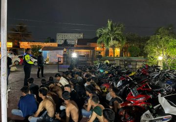 Bubarkan Balap Liar, 30 Unit Sepeda Motor Diamankan Polisi