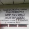 Kasek (Alm) dan Bendahara SMP Negeri 3 Hiliserangkai di Duga Menyeleweng Dana Bos Tahun 2021