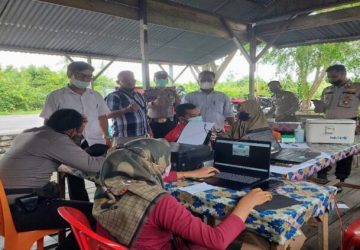 Polres Bengkalis Gelar Razia Vaksinasi Covid-19 di Pelabuhan Roro Air Putih Bengkalis