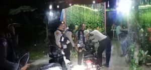 Tim Tembak Polres Kampar Gandeng BNK Laksanakan Patroli Malam di Sejumlah Lokasi