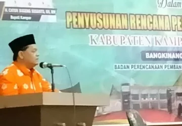 Wakil Ketua DPRD Kampar Fahmil sampaikan pokok pikiran DPRD Kampar