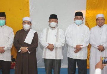 Tuan Guru Babussalam Langkat Hadiri Peringatan Isra’ Miraj, Pemkab Dukung Pengembangan dan Pembangunan Suluk di Rohul