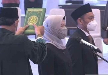 Dipandu Oleh Ketua MA Pengucapan Sumpah Dua Anggota BPK RI 2022-2027