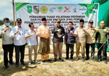 Wakil Menteri Pertanian RI Didampingi Kapolsek Rumbai Pesisir Hadiri Peresmian P4S PEMURI