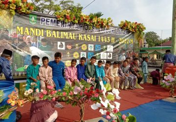 Desa Teluk Latak Gelar Mandi Balimau Kasai Untuk Menyambut Bulan Suci Ramadhan 1443H