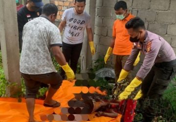 Warga Hebohkan  Atas Penemuan Sosok Mayat Perempuan Didalam Septictank di Bantan Tua Bengkalis