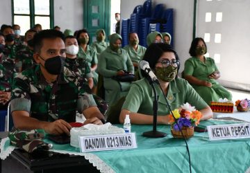 Dihadiri Dandim 0213/Nias, Exit Breafing Danrem 023/KS Bangga kepada prajurit Korem 023/KS