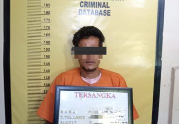 Reskrim Polsek Bukit Raya Amankan Pelaku Pecah Kaca Mobil