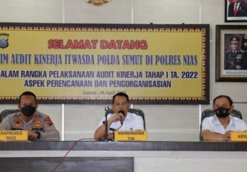 Polda Sumut Melaksanakan Audit Kinerja Tahap I di Polres Nias