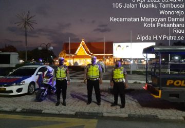 Gelar Operasi Tertib Ramadhan Lancang Kuning 2022, Sat Lantas Polresta Pekanbaru Antisipasi Bali Asmara Shubu