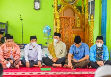 Masyarkat Lubuk Agung Sambut Gembira Tim Safari Ramadhan 1443 H Pemkab Kampar