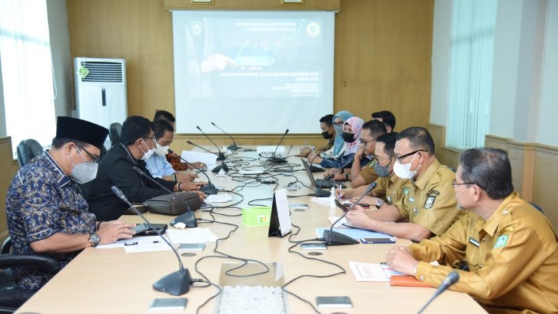 Komisi III Berharap Dinas Lebih Meningkatkan Capaian Kinerja di Tahun 2022