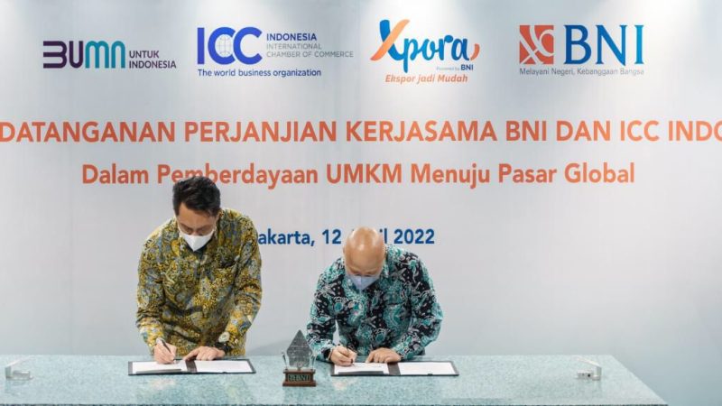 Dorong UMKM Go Global, BNI Xpora Gandeng ICC Indonesia
