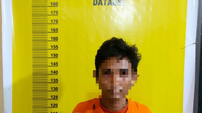 Pelaku Pencurian dengan Pemberatan (curat) berhasil ditangkap oleh Tim Opsnal Jembalang Polsek Senapelan