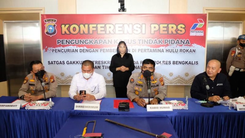 3 Pelaku Pencurian Pertamina Hulu Rokan di Tangkap, Polda Komitmen Jaga Obyek Vital Nasional