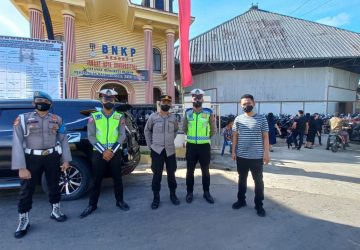 Polres Nias Gelar Pengamanan Ibadah Jum’at Agung