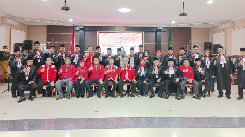 Pengangkatan Serta Pengambilan Sumpah Advokat FERARI Medan Berjalan Baik & Sukses