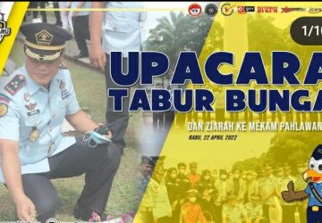 Peringati HBP ke 58, Lapas kelas II A Pekanbaru Laksanakan Upacara Tabur Bunga dan Ziarah Makam Pahlawan