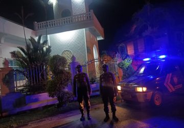 Antisipasi Kejahatan Malam Hari, Polsek Sukajadi Polresta Pekanbaru Laksanakan Kegiatan Blue Light Patrol