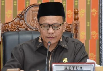Rapat Paripurna Sampaikan Laporan Badan Anggaran Terkait LKPJ Bupati Bengkalis Akhir Tahun Anggaran Tahun 2021