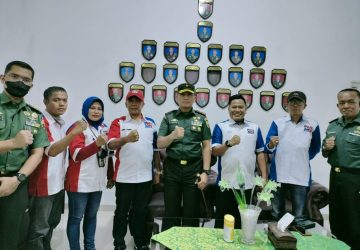 Silaturahmi PWMOI Dengan Korem 031 Wirabima, Kami Adalah Mitra TNI